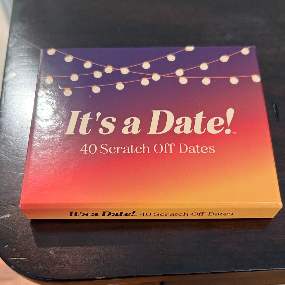 40 Scratch Off Dates - Orange/Purple Gradient
